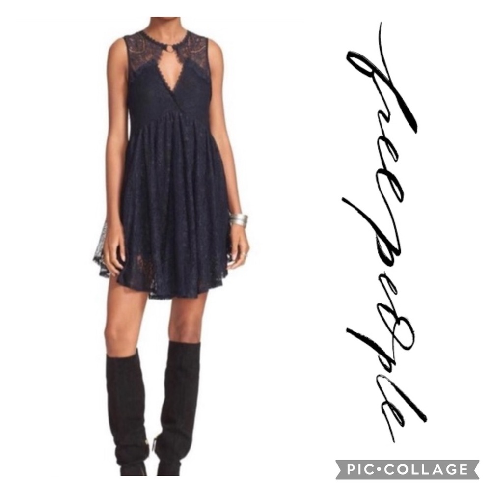 🦋Free People 'Don't You Dare' Lace dress🦋